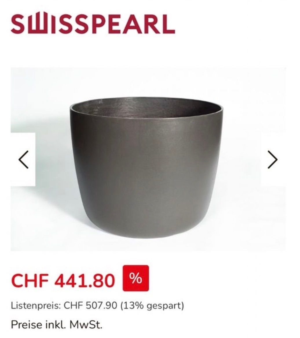 Eternit Vasi per fiori: Pflanztrog - Eternit Kyoto 160l anthrazit – Usato da Luzern venduto da THINGS-11