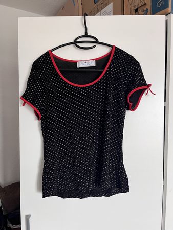 Mariana Daniel T-Shirt schwarz Grösse 44 Punkte 
