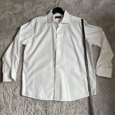 Francesco Musci Made to Measure Hemd Weiss Custom Fit
