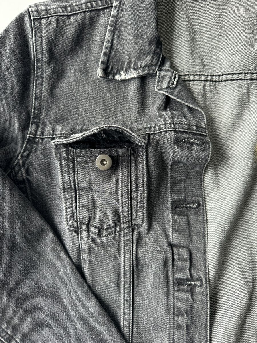 Jacken: Vintage black denim jacket, distressed look – Neu (gemäss Beschreibung) aus Zürich von forestF4iry 3