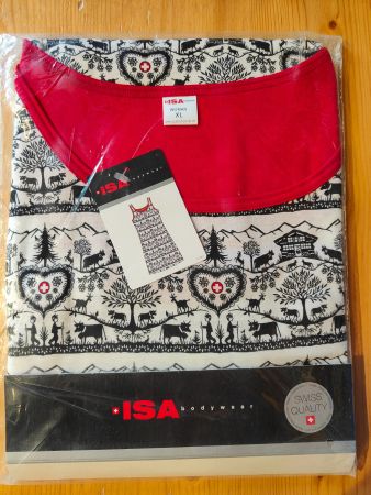 ISA Bodywear Kleid kurz  Gr.XL  Baumwolle, Scherrenschnitt