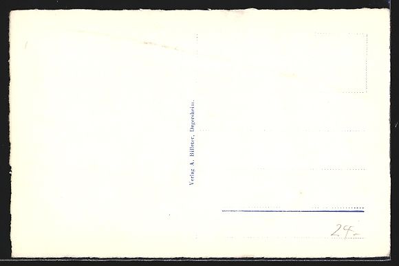 Cartoline postali: AK Degersheim, Ortsansicht mit Kirche – Usato da Berlin venduto da bartko-reher 1