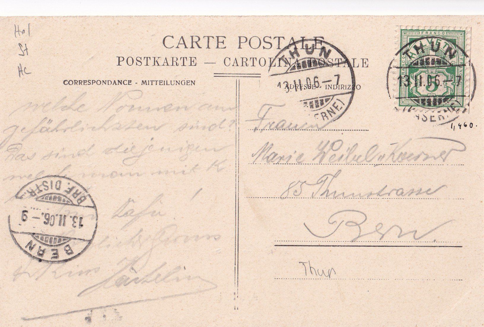 Cartes postales: Thun Kaserne mit Artillerie – D'occasion à Olten par clotaldi 1