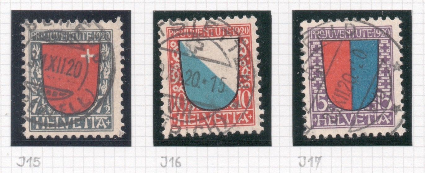 Tutti i francobolli: 1920  PRO JUVENTUTE @ – Usato da Basel venduto da Ammedysli49