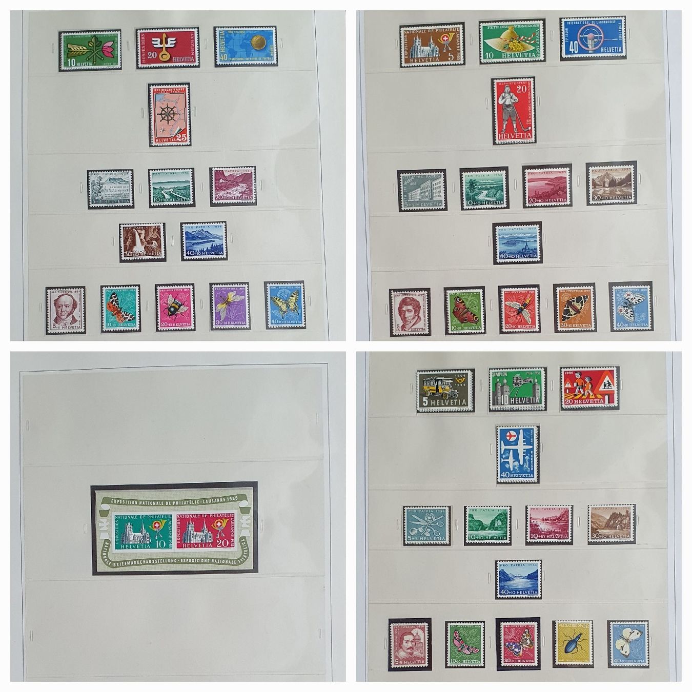 Tutti i francobolli: Sammlung Schweiz Postfrisch  1945 - 92 / Frankaturware 650.- – Usato da Kreuzlingen venduto da Rschweiz1 6