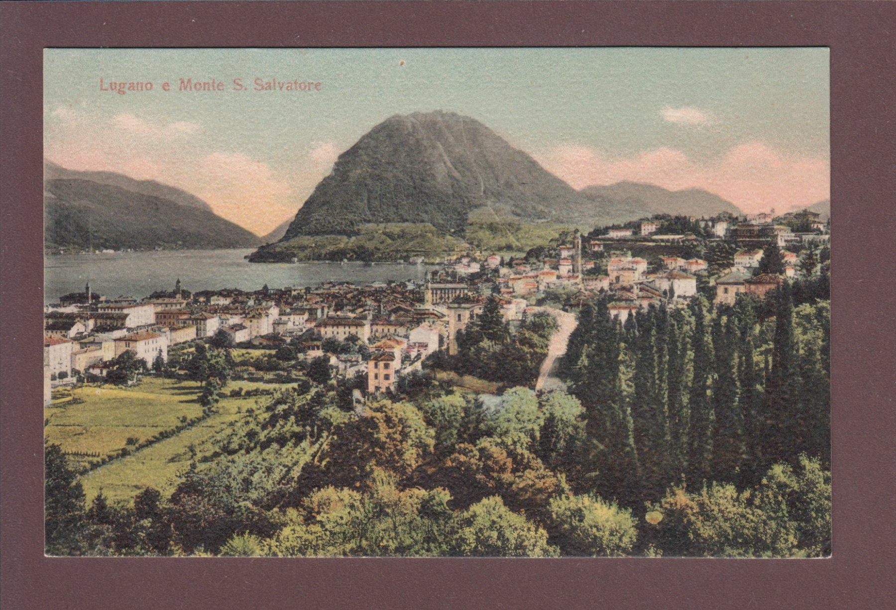Cartoline postali: LUGANO - Monte S. Salvatore – Usato da Pully venduto da nicecards