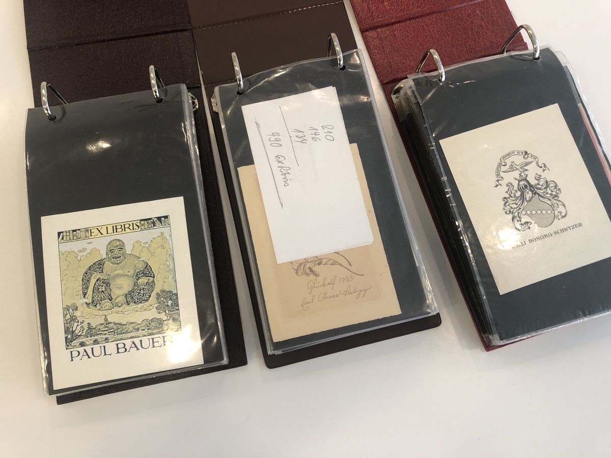 Poster & Bilder: Grosse Sammlung Ex-Libris in 3 Alben - viele limitierte ! – Gebraucht aus Lufingen von Rac0