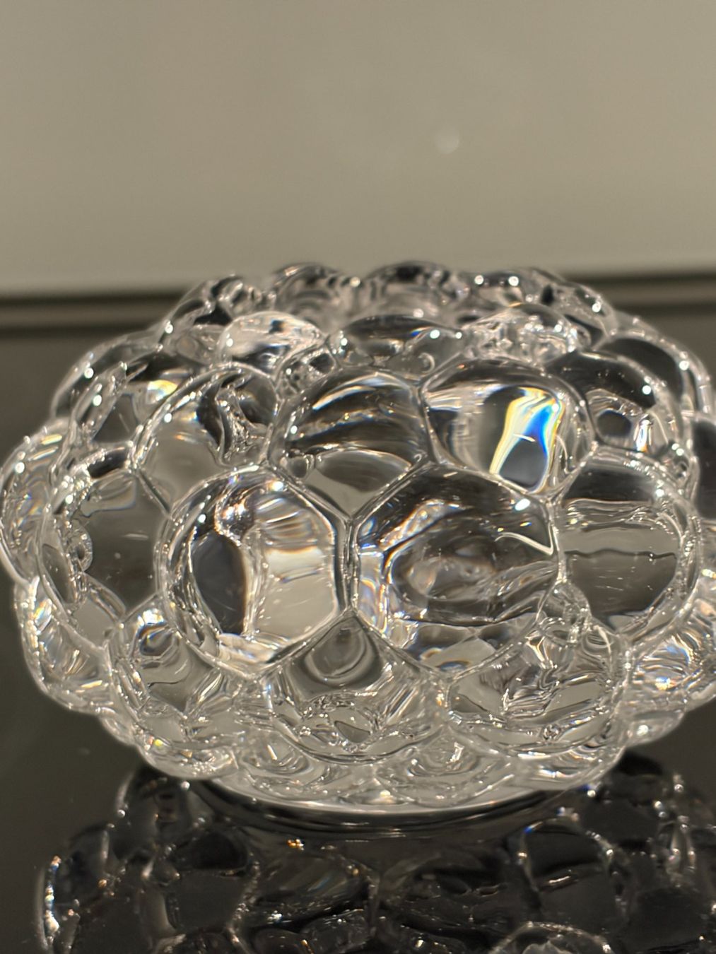 Portacandele: Teelicht Glas farblos "Brombeere" Orrefors Schweden 80er – Usato da Zürich venduto da sru_6zc8 1