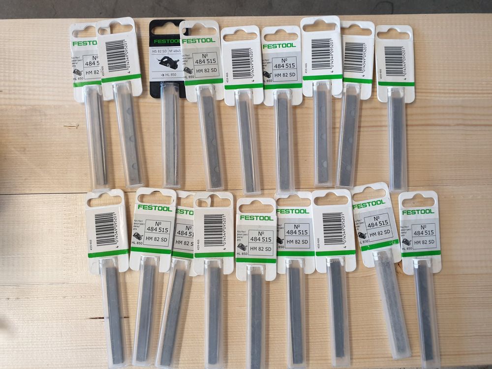 Hobel Messer Set 4 Stück HM Wendemesser Für AEG Hobel 450 / H 750 / EH 822 - Hobelmesser Ersatz | Scharf & Langlebig HE 800 Hobelmesser
