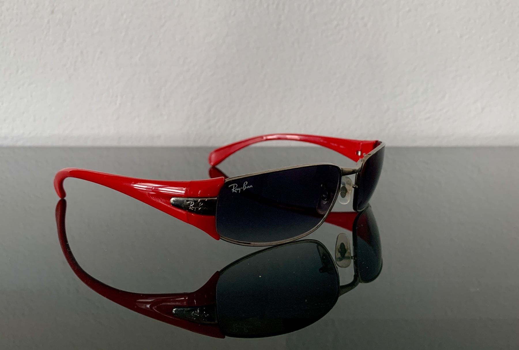 Ray-Ban Occhiali & Lenti: Ray-Ban Sonnenbrille Modell 3261 / rot – Usato da Zürich venduto da Les_Zurichois 2
