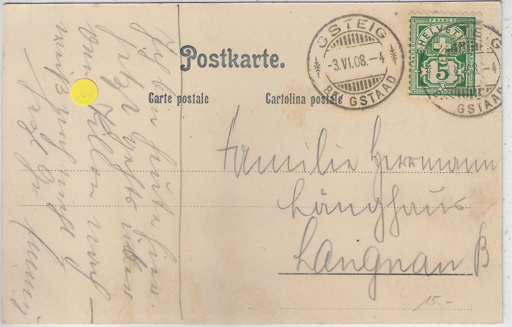 Ansichtskarten: Pillon - A la frontiere – Gebraucht aus Ettingen von Kartenplanet 1