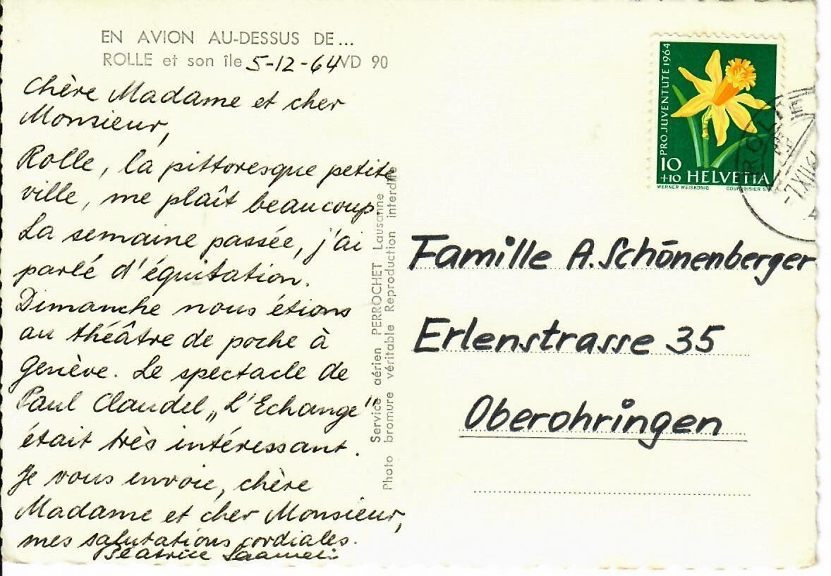 Ansichtskarten: Rolle – Gebraucht aus Hochdorf von Ziegel-16 1
