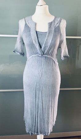 Luftiges Kleid mit Pailletten Gr. S/XS