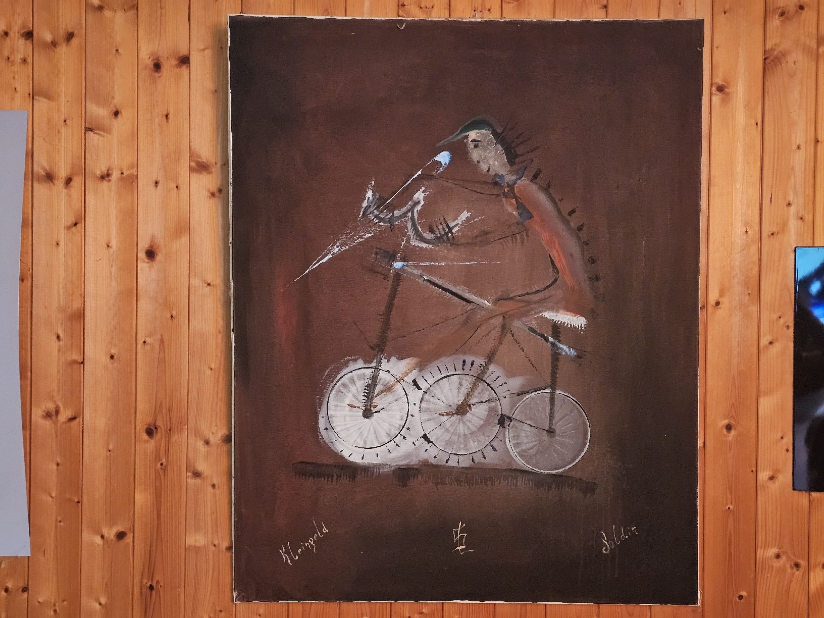 Dipinti: CICLISTA Elvezio Soldini – Nuovo (secondo la descrizione) da Monte Carasso venduto da giave