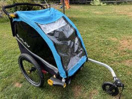 Kinderanhänger Burley D'Lite X für Velo, 2 Plätze