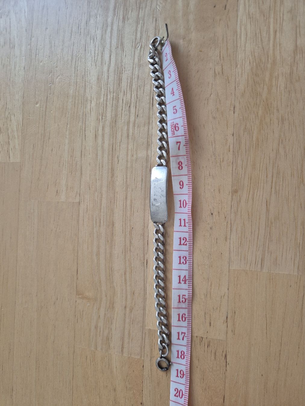 Bracelets: Vintage Silberarmband 800 mit Gravur – D'occasion à Zürich par Inanina 4