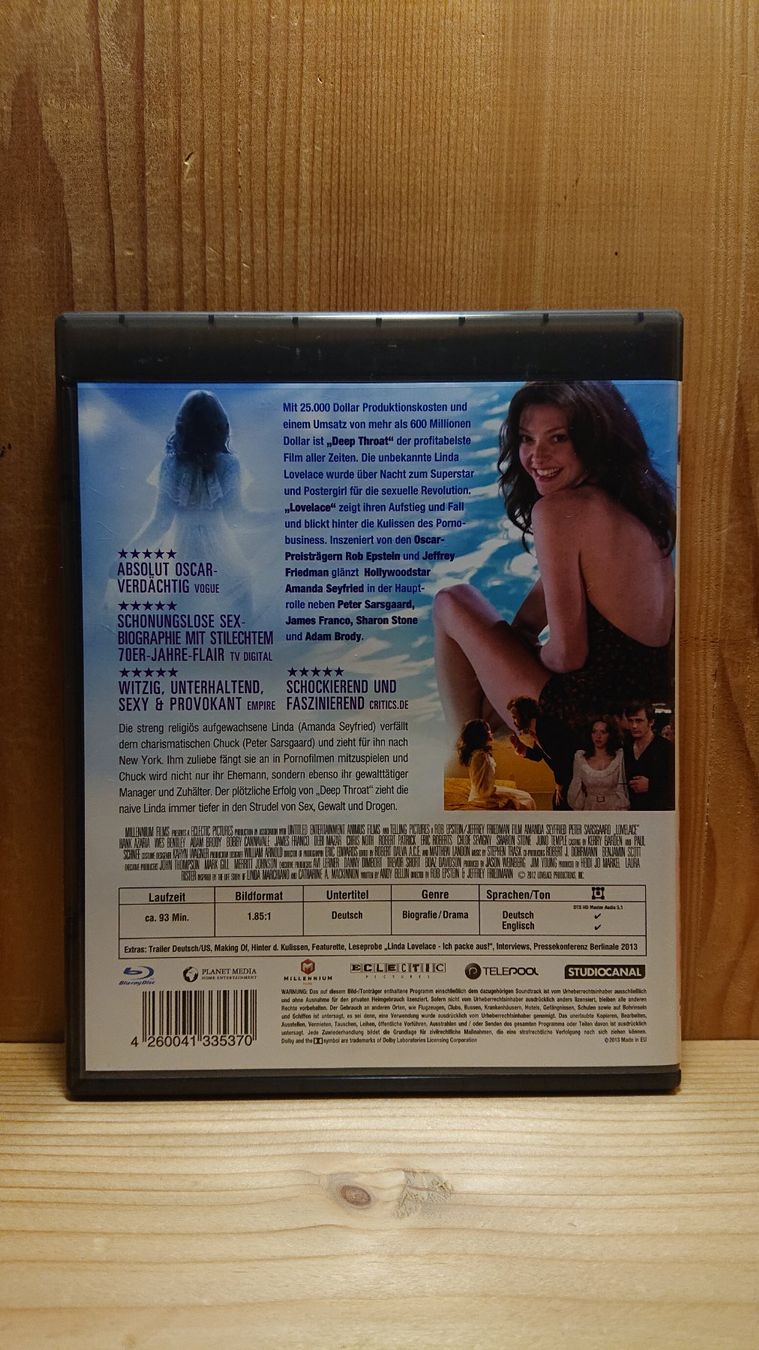 Alle DVDs: LOVELACE Blu-Ray mit Amanda Sayfried – Gebraucht aus Wilderswil von Exebub 1