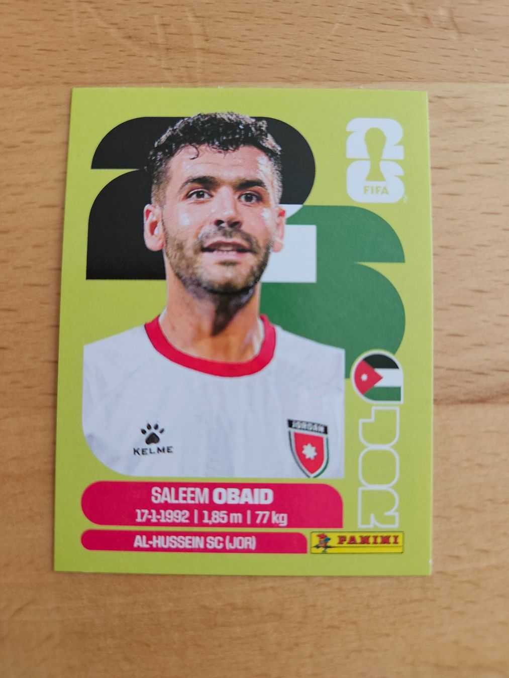 Panini Carte collezionabili: Panini WM 2026 JOR 7 – Nuovo (secondo la descrizione) da Winterthur venduto da melac