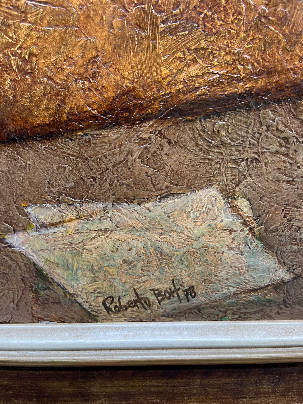Dipinti: Gemälde von Roberto Bort 1978        (ID M314) – Usato da Gelterfingen venduto da art-and-more 5