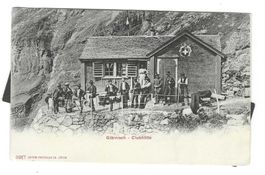 10.7.1956 KLAUSEN+Hotel Klausenpass/offene Cabriolet/belebt
