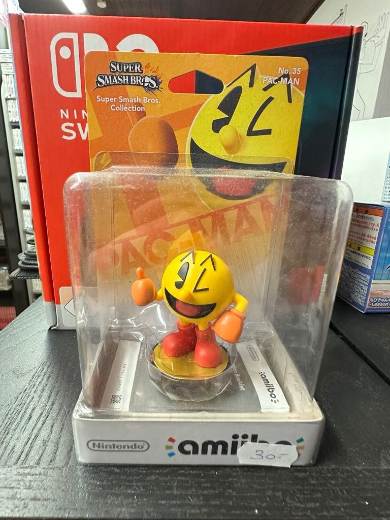 Nintendo Giochi: Nintendo Amiibo Pac-Man Super Smash Bros – Nuovo e nell'imballaggio originale da Giubiasco venduto da Ticinerd