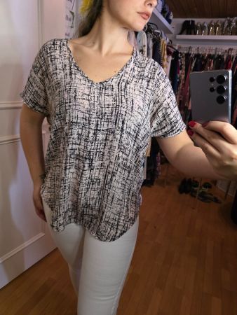 Sommerliches Amisu Shirt, Grösse 40/42, Top Zustand!