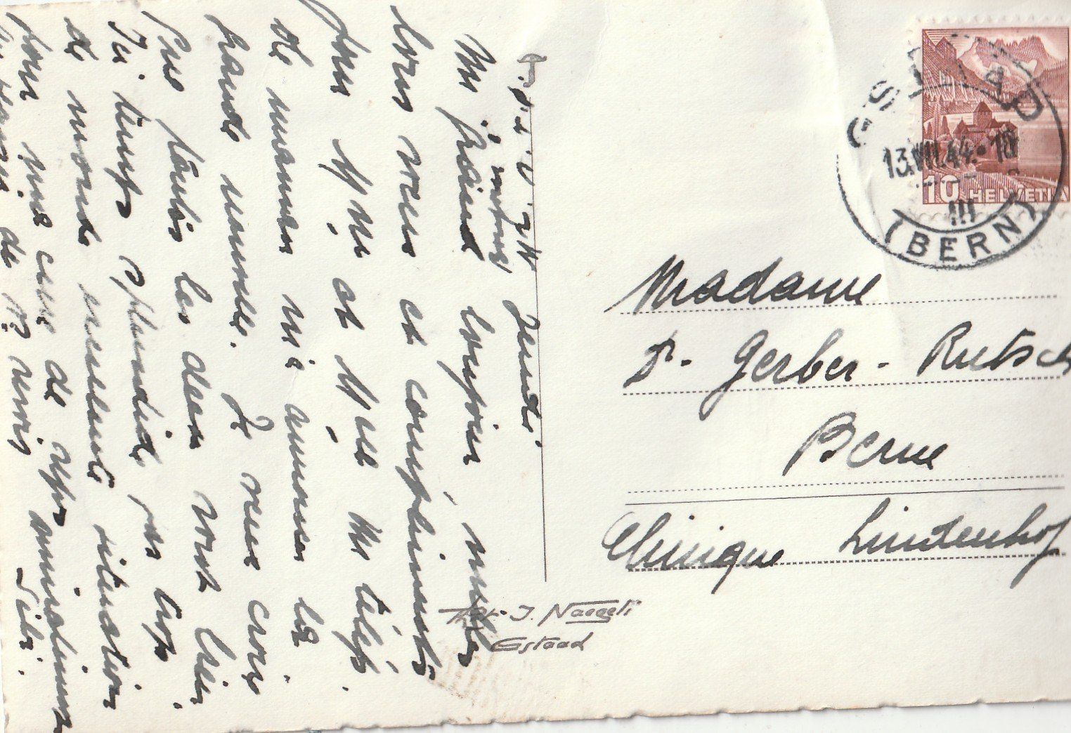 Cartoline postali: Hotel Alpina Gstaad – Usato da Lumbrein venduto da made02 1