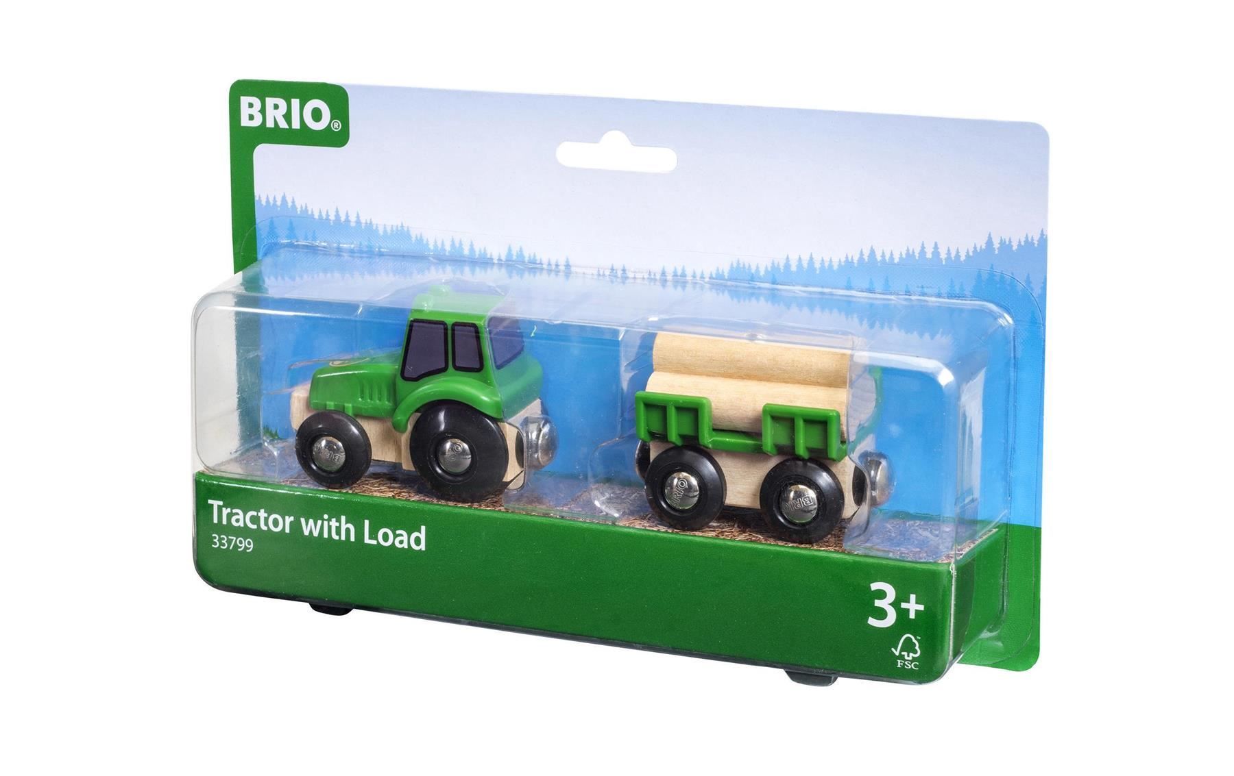 Brio Giocattoli: Brio Holz Traktor mit Ladung – Nuovo e nell'imballaggio originale da Malters venduto da leif 2