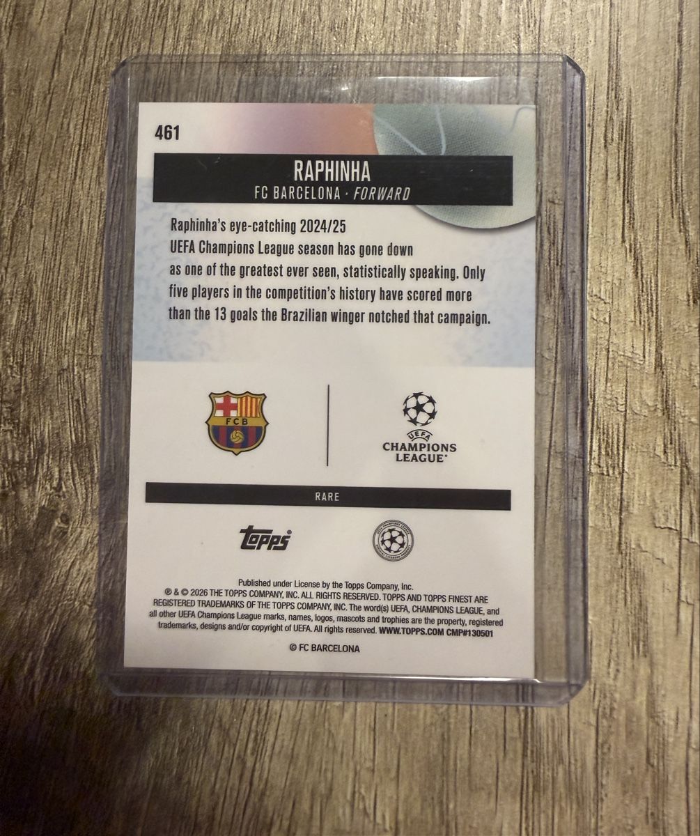 Topps Sammelbilder & Trading cards: Raphinha Topps Finest 07/99 – Neu (gemäss Beschreibung) aus Koblenz von Maestro_TCG 1