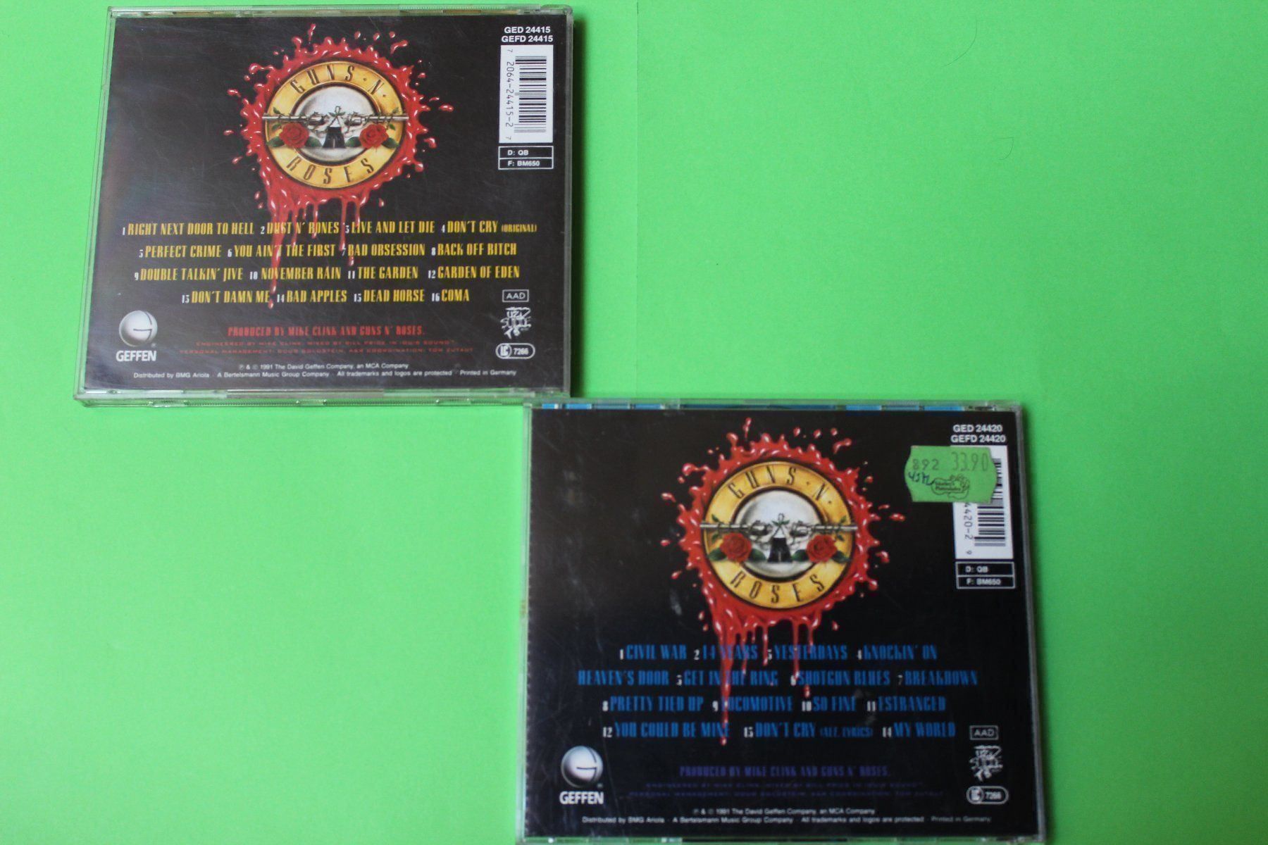 CD: GUNS N'ROSES - USE YOUR ILLUSION I+II 2CD!!!!! – Usato da Tübach venduto da JamesStone 3