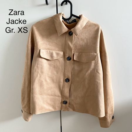 Zara Jacke, Gr. XS, beige, Übergangsjacke, Top Zustand!