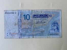 TUNISIE-10 Dinars 07-11-2005 - ELISSA Fondatrice de Carthage