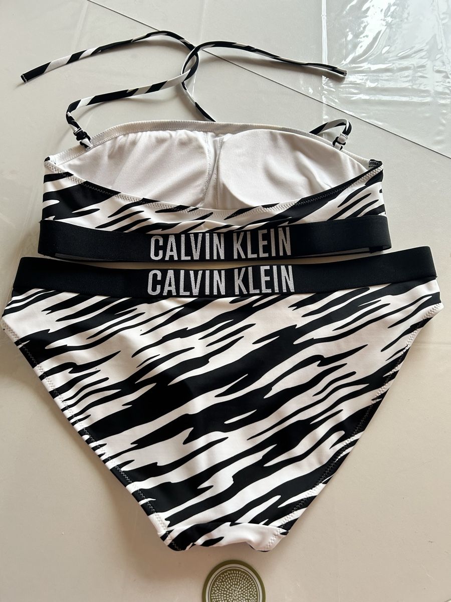 Calvin Klein Costumi da bagno & Bikini: Bikini Calvin Klein, taille M, zébré – Nuovo (secondo la descrizione) da Monthey venduto da meganoe 1