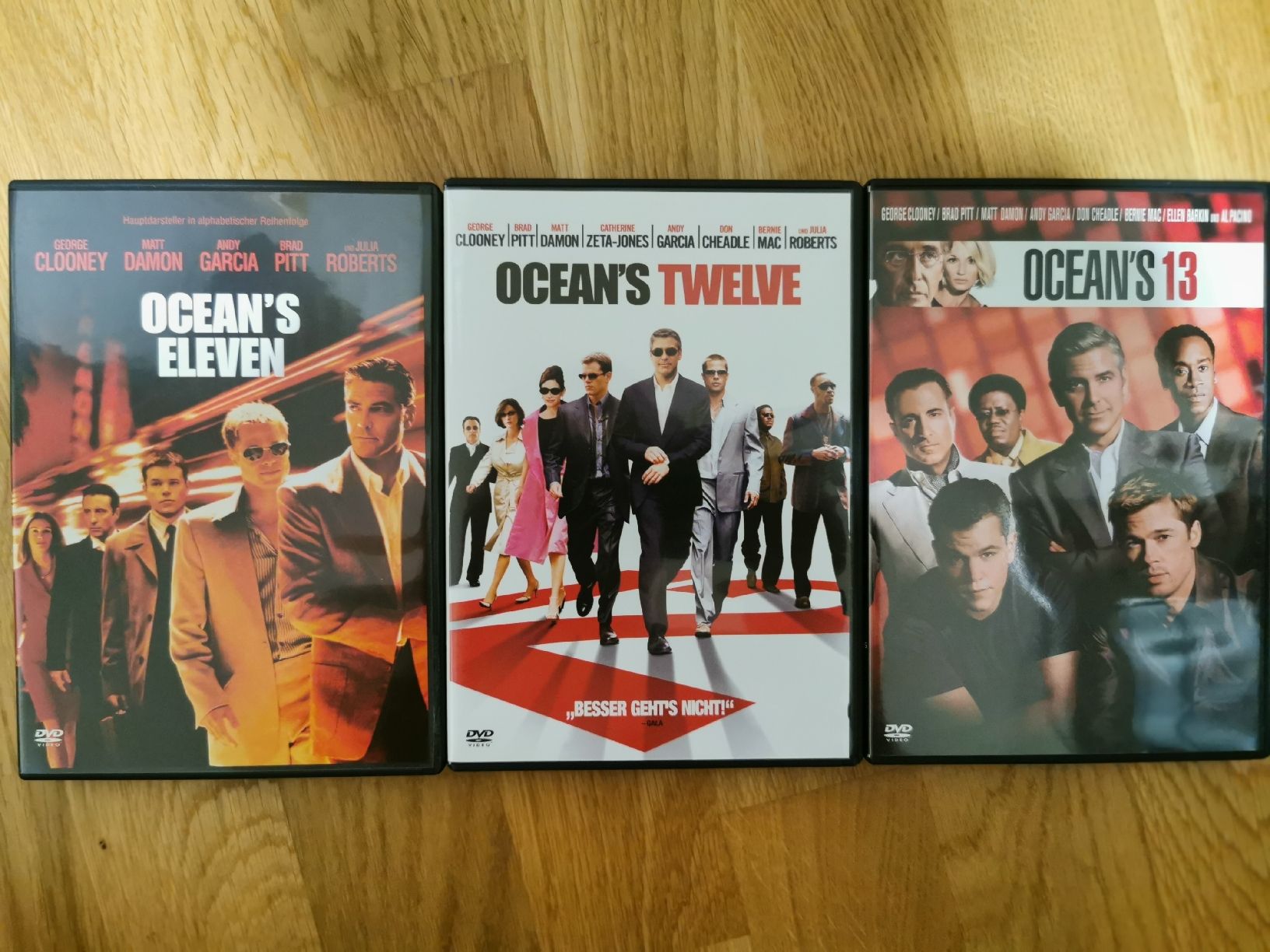 Alle DVDs: Ocean's Reihe - DVD – Gebraucht aus Arnegg von michik999