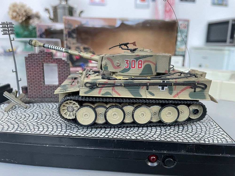 1/24 RC Kampfpanzer Taigen Tiger I – Ferngesteuert Mit Infrarot-Kampfsystem, Realistischer Sound