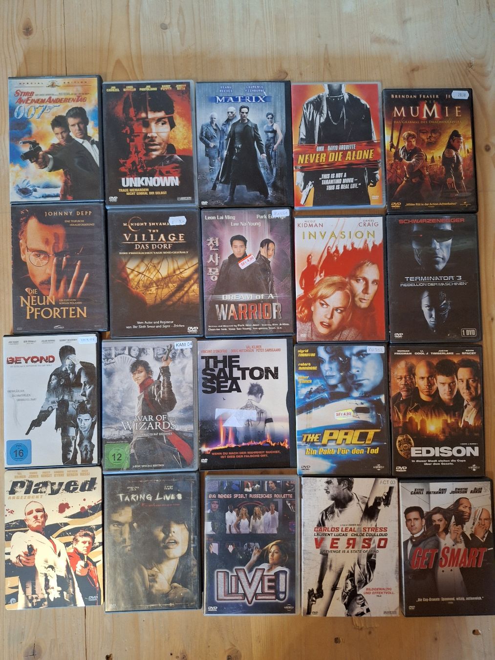 Tutti i DVDs: DVD SAMMLUNG  – Usato da Illighausen venduto da Kaufmann12