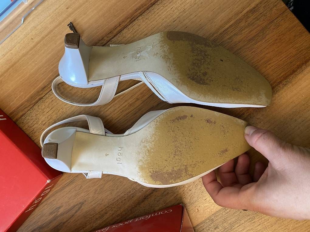 Damenschuhe: Hochzeitsschuhe warten auf einen zweiten Einsatz – Gebraucht aus Unteriberg von Pinkie1986 3