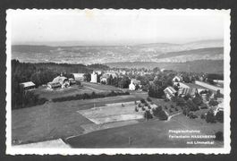 Bremgarten Hasenberg mit Blick ins Limmattal Fliegeraufnahme