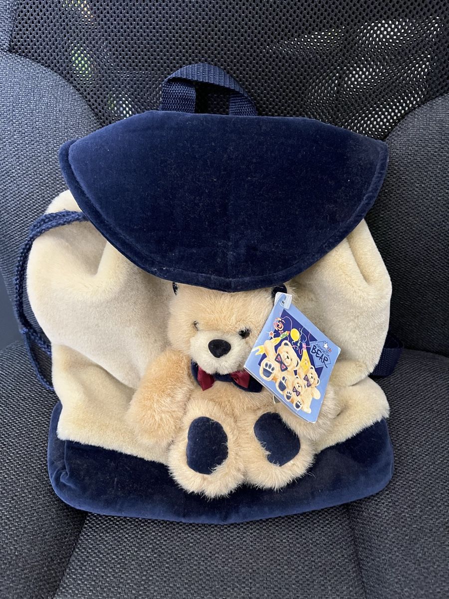 Kindertaschen: Flauschiger Teddy Rucksack – Neu (gemäss Beschreibung) aus Meisterschwanden von Snoopy-2018