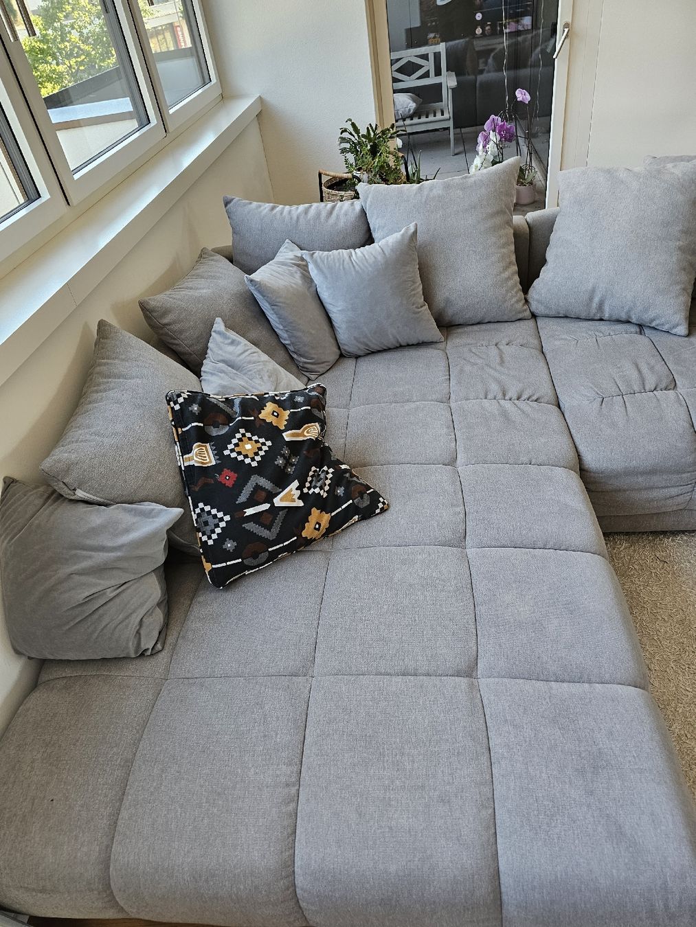 Sofas: Corner Sofa grey with storage good condition – D'occasion à Baden par mtw_6tq6 1