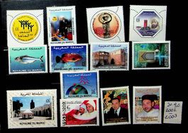 AFRIQUE MAROC TIMBRES NEUFS** 2002-2003. COTE 20.90 /JU19