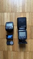 Canon Blitz + Transmitter + Fernbedienung + Akku