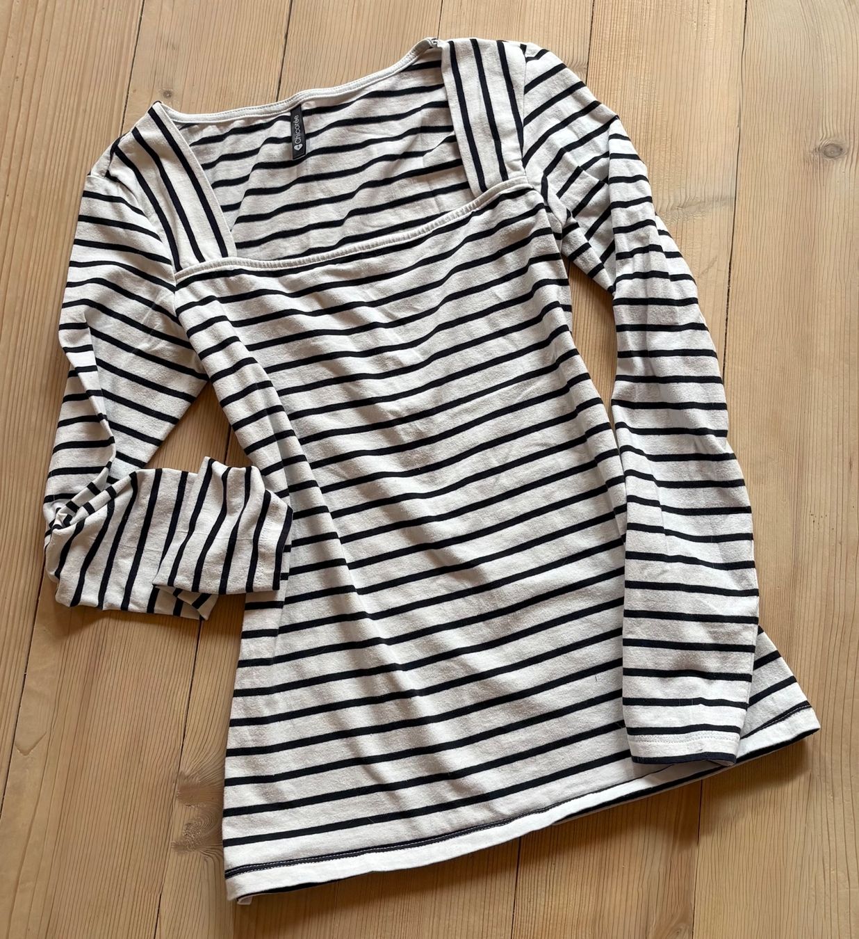 Tops: Top /Pullover dünn gestreift/speziell,Chicorée,Gr.S, – Gebraucht aus Siblingen von Vany_McDougall 4