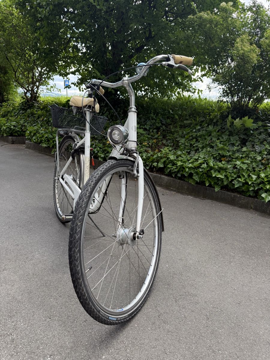 Villiger Biciclette: Villiger Damen-Velo, weiss – Usato da Cham venduto da ReUse_and_ReCycle