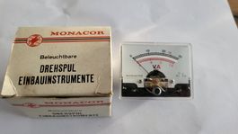 beleuchtbares Drehspul Einbauinstrument OVP