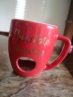 Tasse à fondue au chocolat