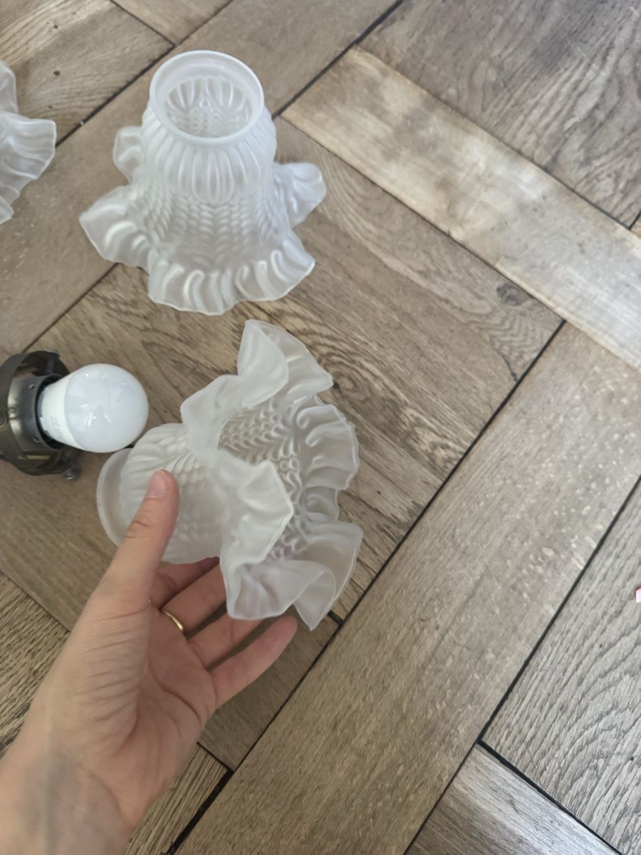Lampen: Wandlampe Messing mit 3 Schirmen – Gebraucht aus Nidau von leo_h2vb 2
