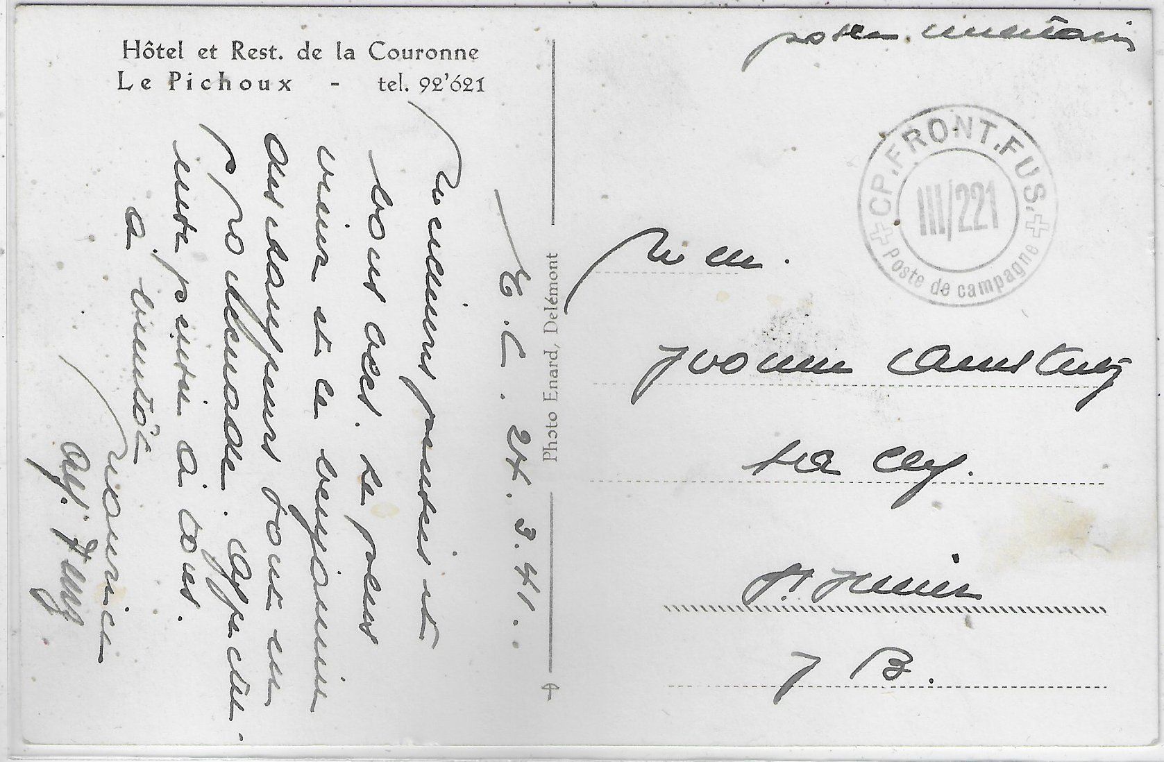 Cartes postales: Gorges du Pichoux pres Undervelier – D'occasion à Ettingen par Kartenplanet 1