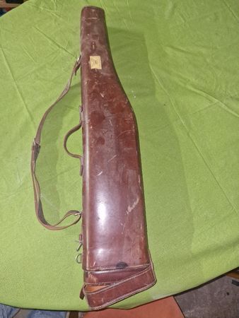 Leder Gewehrfutteral Jagd,  Gewehrtasche Antik