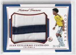 Juan Cuadrado 2018 Panini NT Brz Colossal 2-Color Patch /35